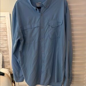 Huk Light Blue Long Sleeve Shirt